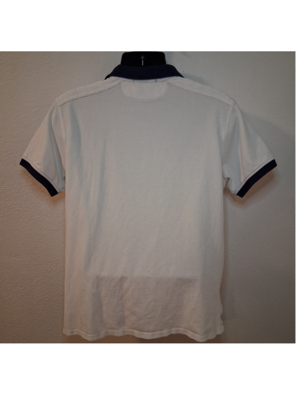 VTG 90s Polo Ralph Lauren Big Pony Men's XL Rugby Polo Shirt Custom Fit White - Picture 6 of 11